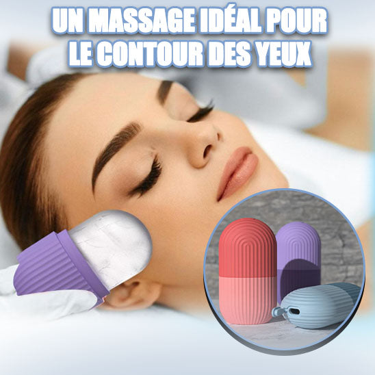 Moule a glaçons pour massage_ visage