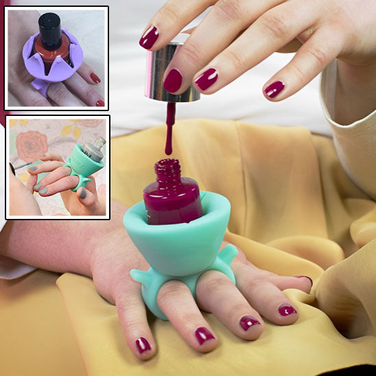 PORTE VERNIS A ONGLES EN SILICONE